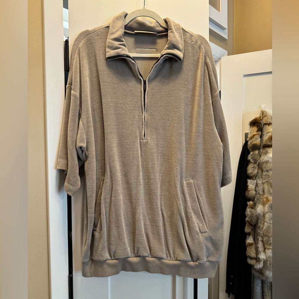 Essentials Desert Taupe Velour Matching Set - image 4